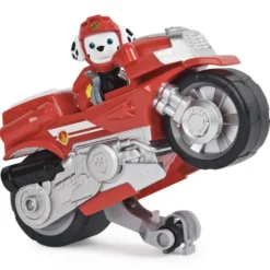 LA PAT'PATROUILLE VEHICULE + FIGURINE MOTO PUPS
