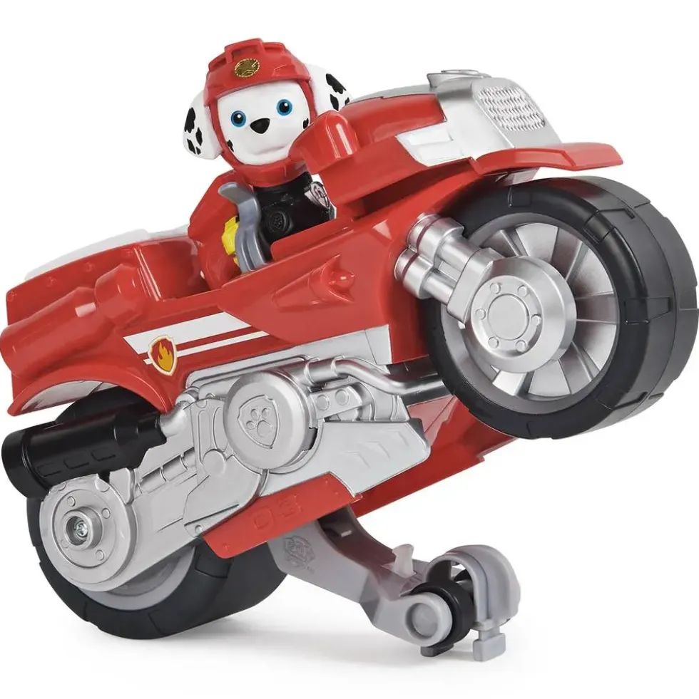LA PAT'PATROUILLE VEHICULE + FIGURINE MOTO PUPS