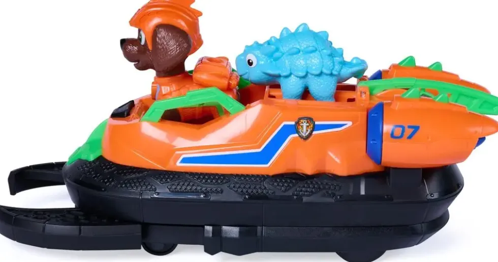 LA PAT'PATROUILLE -VEHICULE+ FIGURINE ZUMALE FILM MISSION DINO