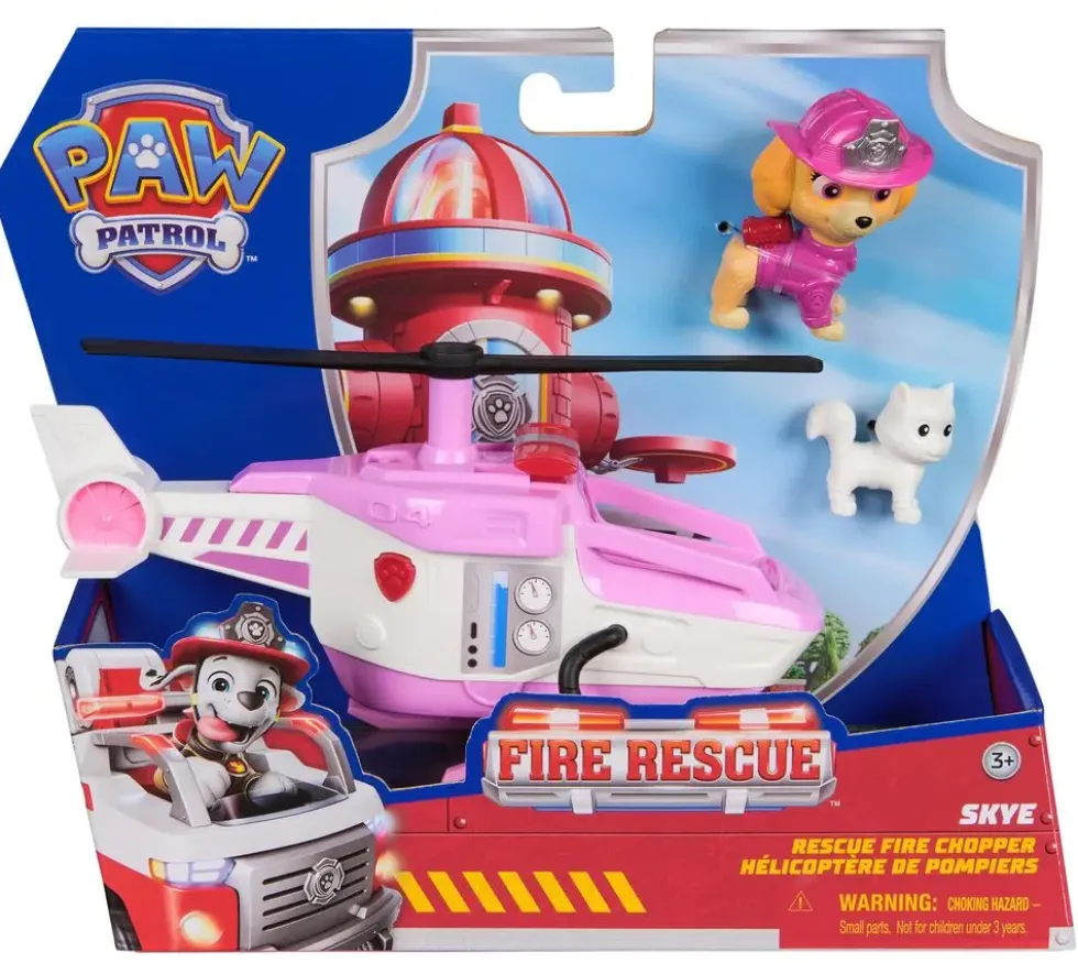 LA PAT' PATROUILLE - VEHICULE + FIGURINE FIRE RESCUE STELLA