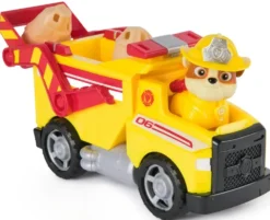 LA PAT' PATROUILLE - VEHICULE + FIGURINE FIRE RESCUE RUBEN