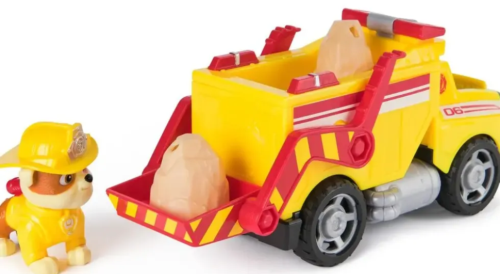LA PAT' PATROUILLE - VEHICULE + FIGURINE FIRE RESCUE RUBEN