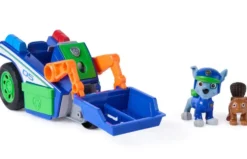 LA PAT' PATROUILLE -VEHICULE + FIGURINE SEARCH & RESCUE ROCKY