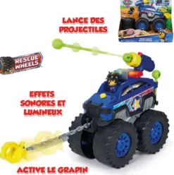 LA PAT' PATROUILLLE - VEHICULE TOUT-TERRAIN CHASE RESCUE WHEELS