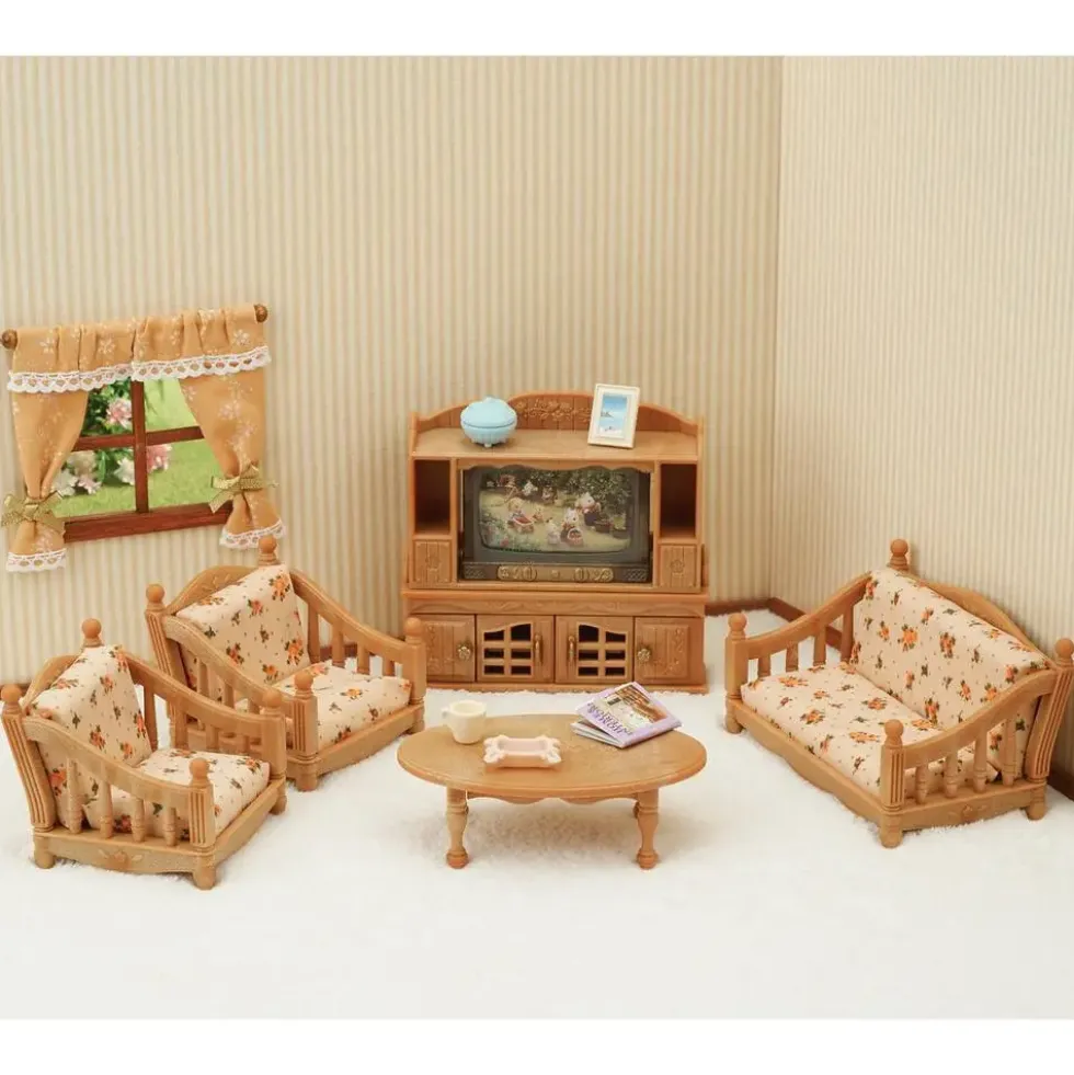 LA PIECE A VIVRE - SYLVANIAN MEUBLES ET ACCESSOIRES