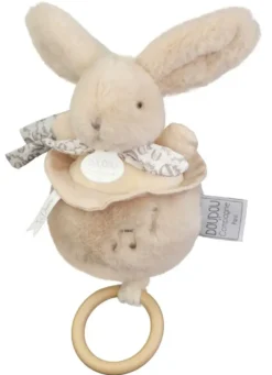 LAPIN DOUDOU - BOITE A MUSIQUE BEIGE