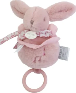 LAPIN DOUDOU - BOITE A MUSIQUE ROSE