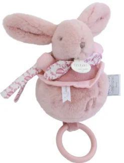 LAPIN DOUDOU - BOITE A MUSIQUE ROSE
