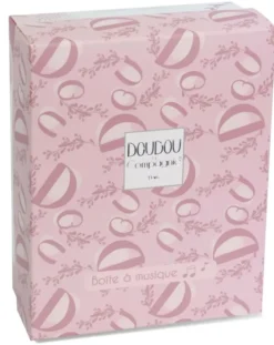 LAPIN DOUDOU - BOITE A MUSIQUE ROSE