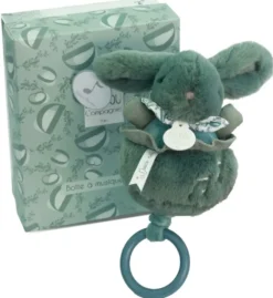 LAPIN DOUDOU - BOITE A MUSIQUE VERT SAUGE