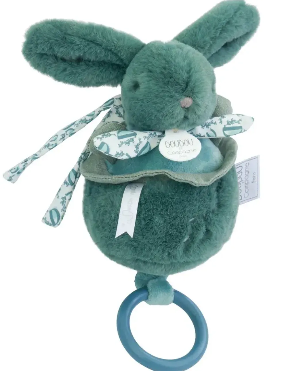 LAPIN DOUDOU - BOITE A MUSIQUE VERT SAUGE