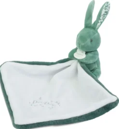 LAPIN DOUDOU - LAPIN AVEC DOUDOU VERT SAUGE
