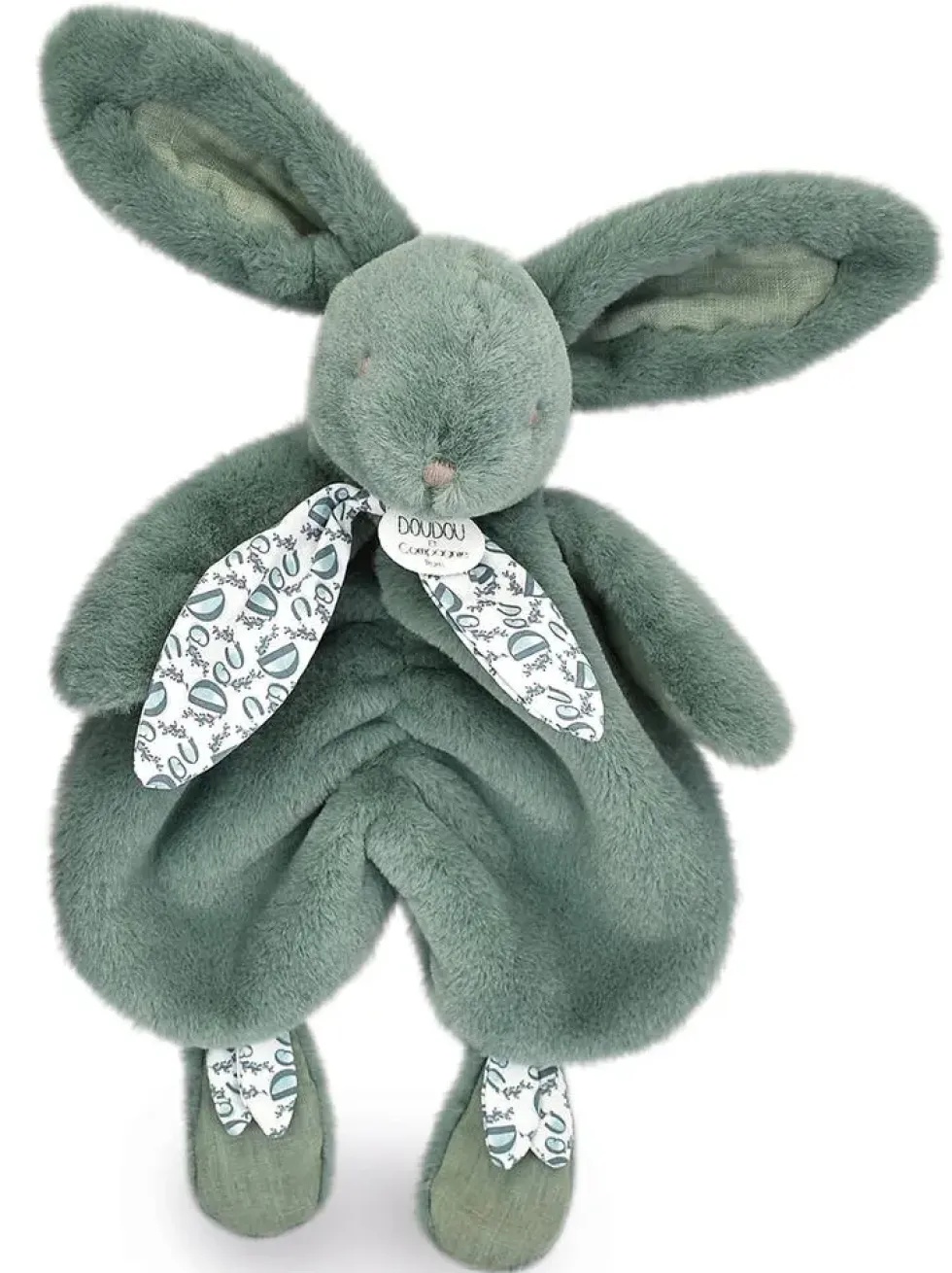 LAPIN DOUDOU VERT SAUGE