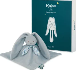 LAPINOO - DOUDOU LAPIN BLEU 30 CM