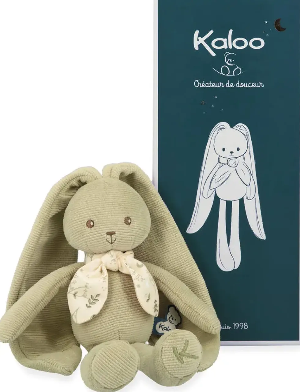 LAPINOO - PANTIN LAPIN VERT 25CM