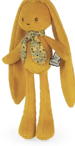 LAPINOO - PELUCHE PANTIN LAPIN OCRE - 25CM
