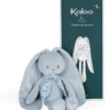 LAPINOO - PELUCHE PANTIN LAPIN BLEU - 35CM