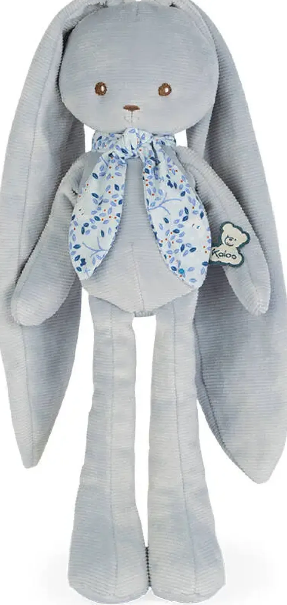 LAPINOO - PELUCHE PANTIN LAPIN BLEU - 35CM