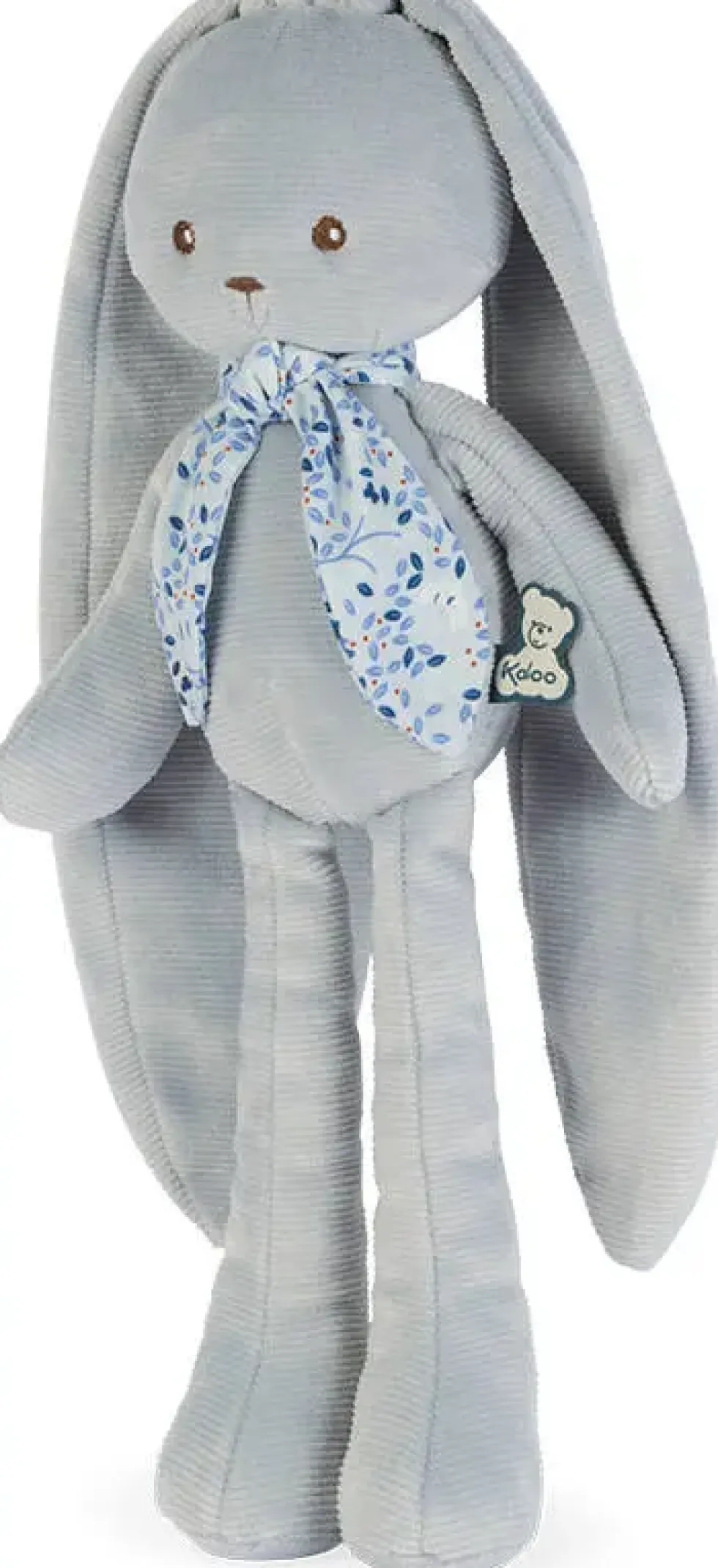 LAPINOO - PELUCHE PANTIN LAPIN BLEU - 35CM
