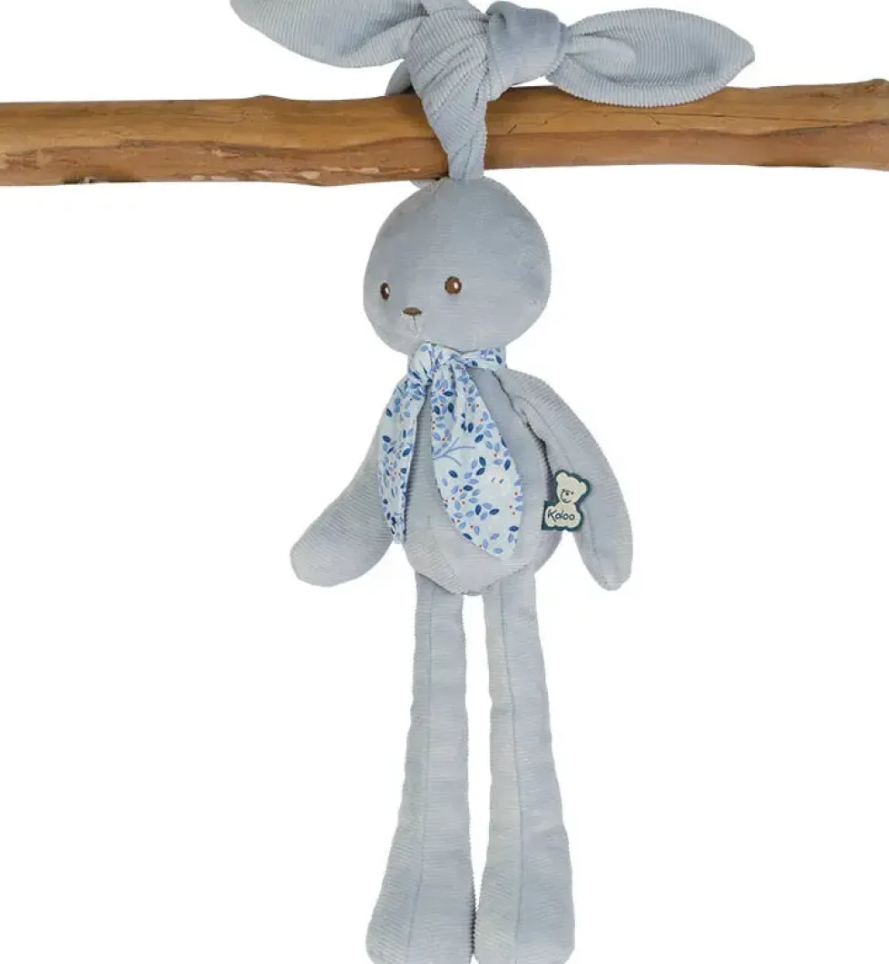 LAPINOO - PELUCHE PANTIN LAPIN BLEU - 35CM