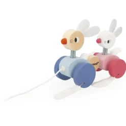 LAPINS A PROMENER ZIGOLOS - EN BOIS