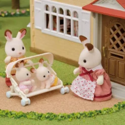 LA POUSSETTE TRIPLE - SYLVANIAN TOUT POUR BEBES