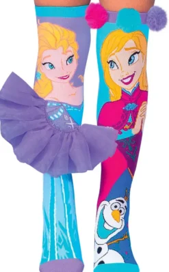 LA REINE DES NEIGES - CHAUSSETTE ANNA ET ELSA