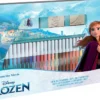 LA REINE DES NEIGES - COFFRET 36 FEUTRES 3 TAMPONS