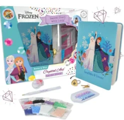 LA REINE DES NEIGES - CRYSTAL ART KIT JOURNAL INTIME A DIAMANTER ELSA ET ANNA