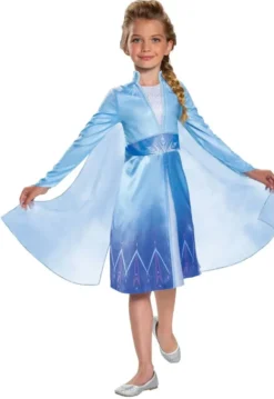 LA REINE DES NEIGES - DEGUISEMENT ELSA CLASSIQUE TAILLE 5-6 ANS