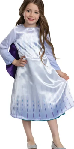 LA REINE DES NEIGES - DEGUISEMENT REVERSIBLE ELSA ET ANNA TAILLE 3-4 ANS