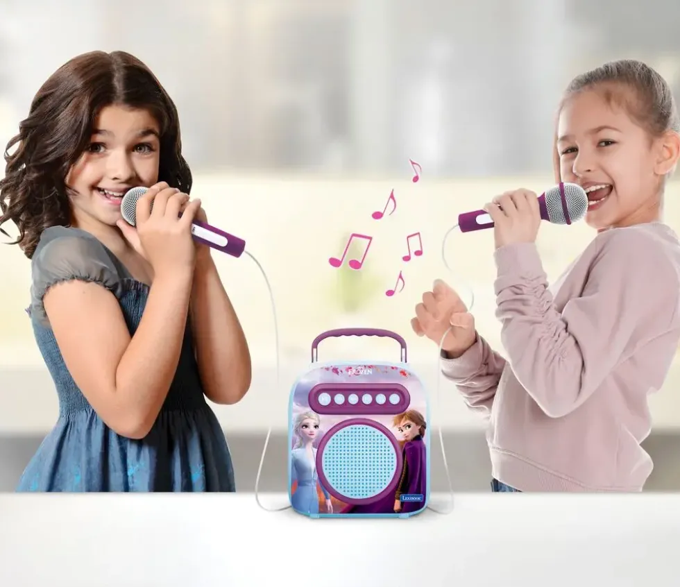 LA REINE DES NEIGES - ENCEINTE BLUETOOTH AVEC MICROS