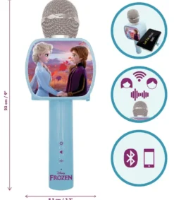 LA REINE DES NEIGES - MICRO KARAOKE SANS FIL ENCEINTE BLUETOOTH