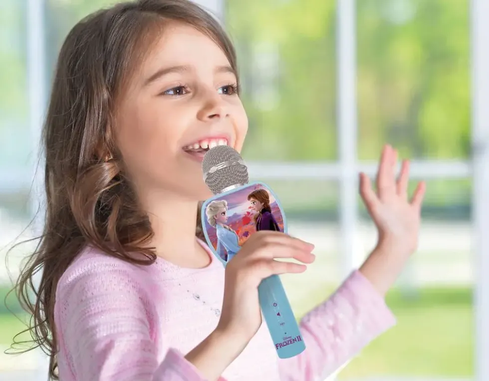 LA REINE DES NEIGES - MICRO KARAOKE SANS FIL ENCEINTE BLUETOOTH
