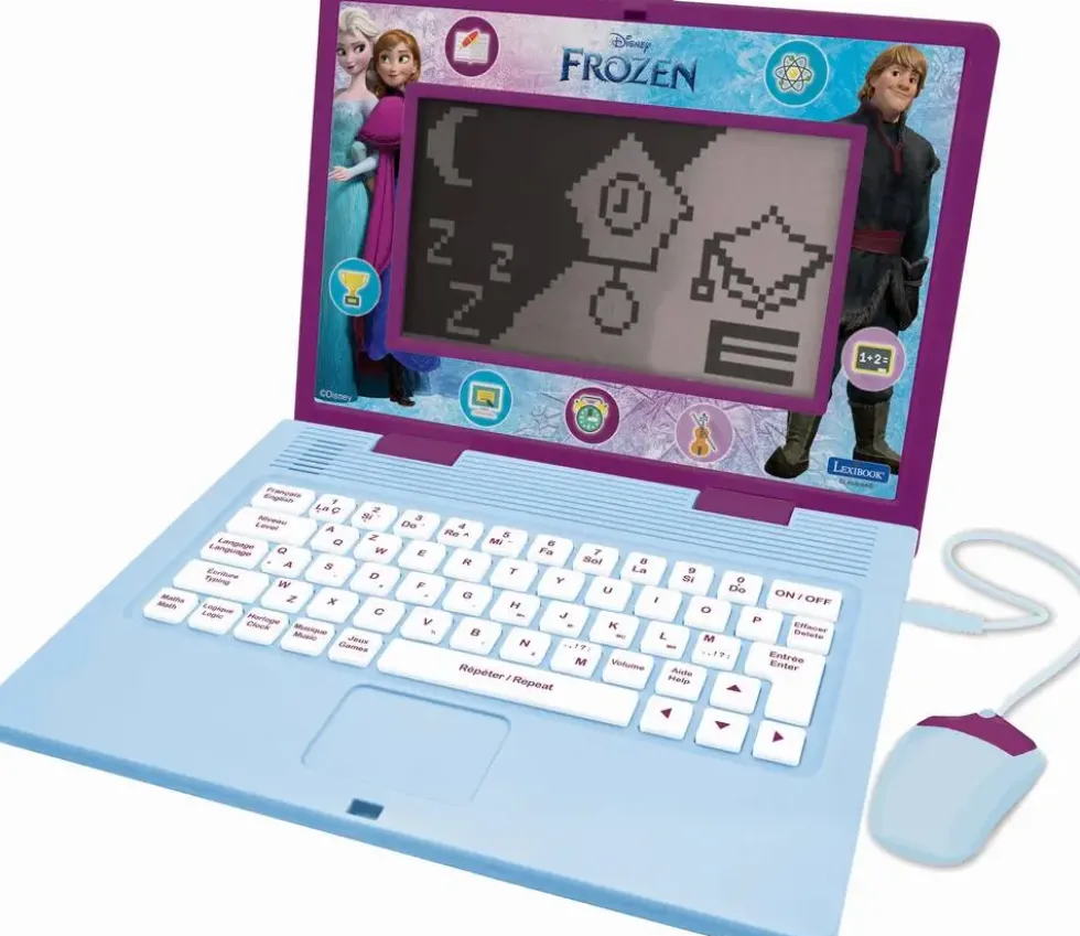 LA REINE DES NEIGES - ORDINATEUR EDUCATIF BILINGUE FRANCAIS-ANGLAIS 170 ACTIVITES
