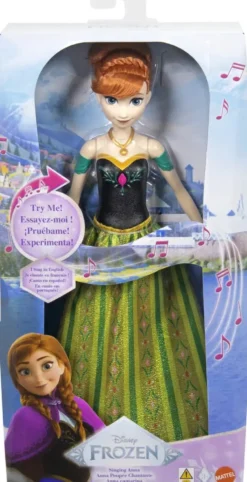 LA REINE DES NEIGES -POUPEE ANNA CHANTANTE