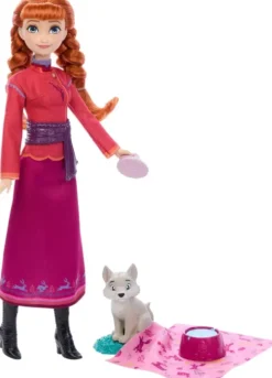 LA REINE DES NEIGES - POUPEE ANNA ET LE LOUVETEAU