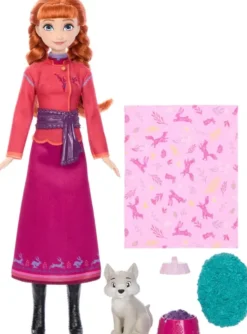 LA REINE DES NEIGES - POUPEE ANNA ET LE LOUVETEAU