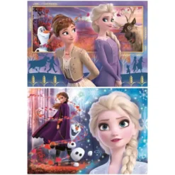 LA REINE DES NEIGES 2 - PUZZLE SUPERCOLOR 2X60 PIECES