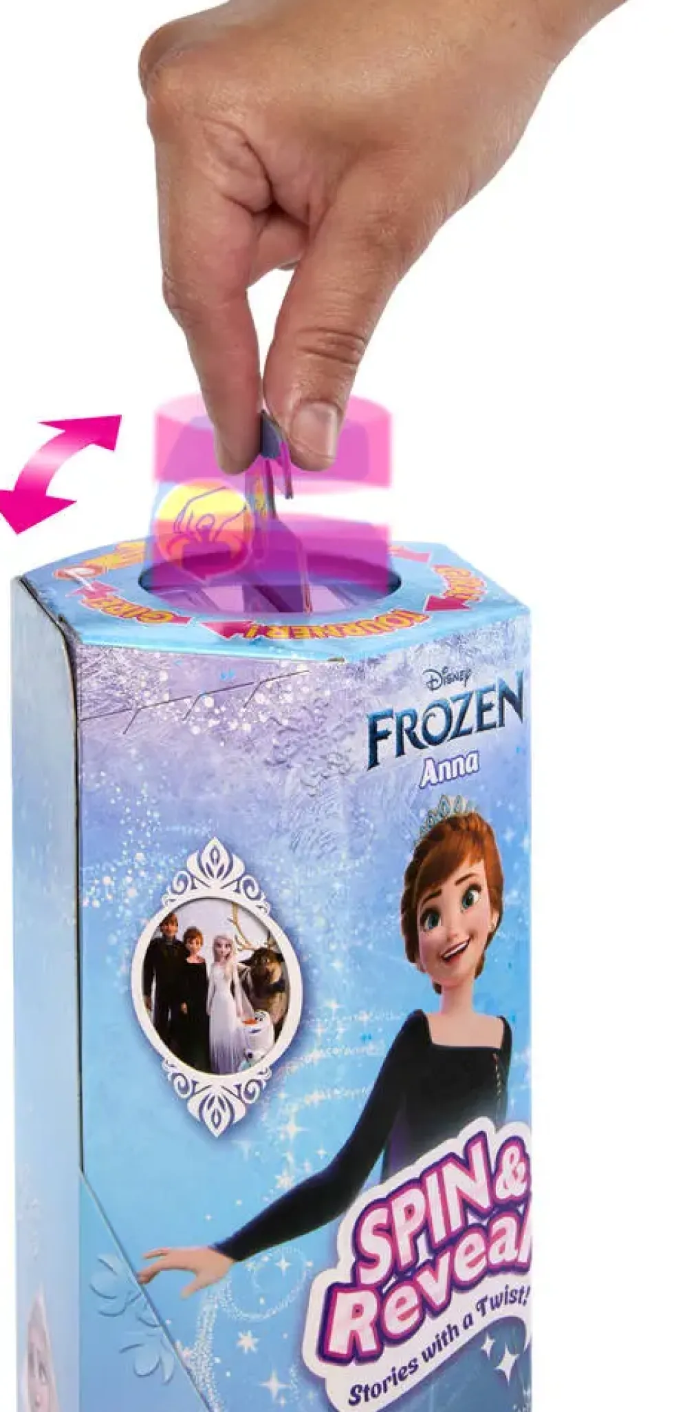 LA REINE DES NEIGES - SPIN AND REVEAL ANNA