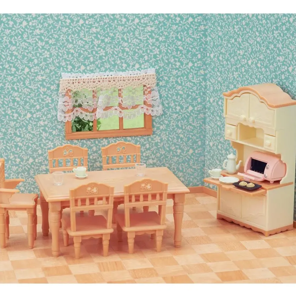 LA SALLE A MANGER - SYLVANIAN MEUBLES ET ACCESSOIRES