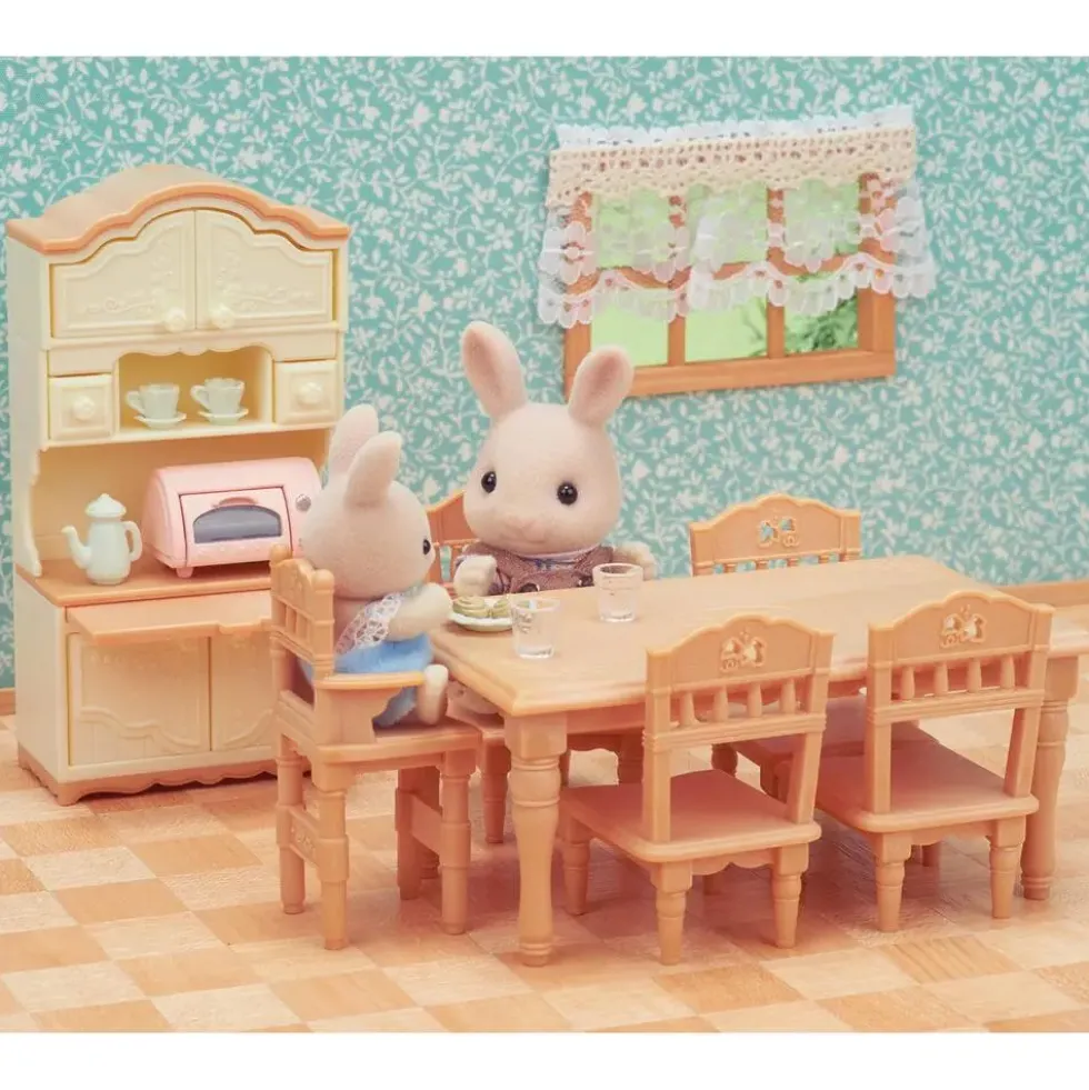 LA SALLE A MANGER - SYLVANIAN MEUBLES ET ACCESSOIRES