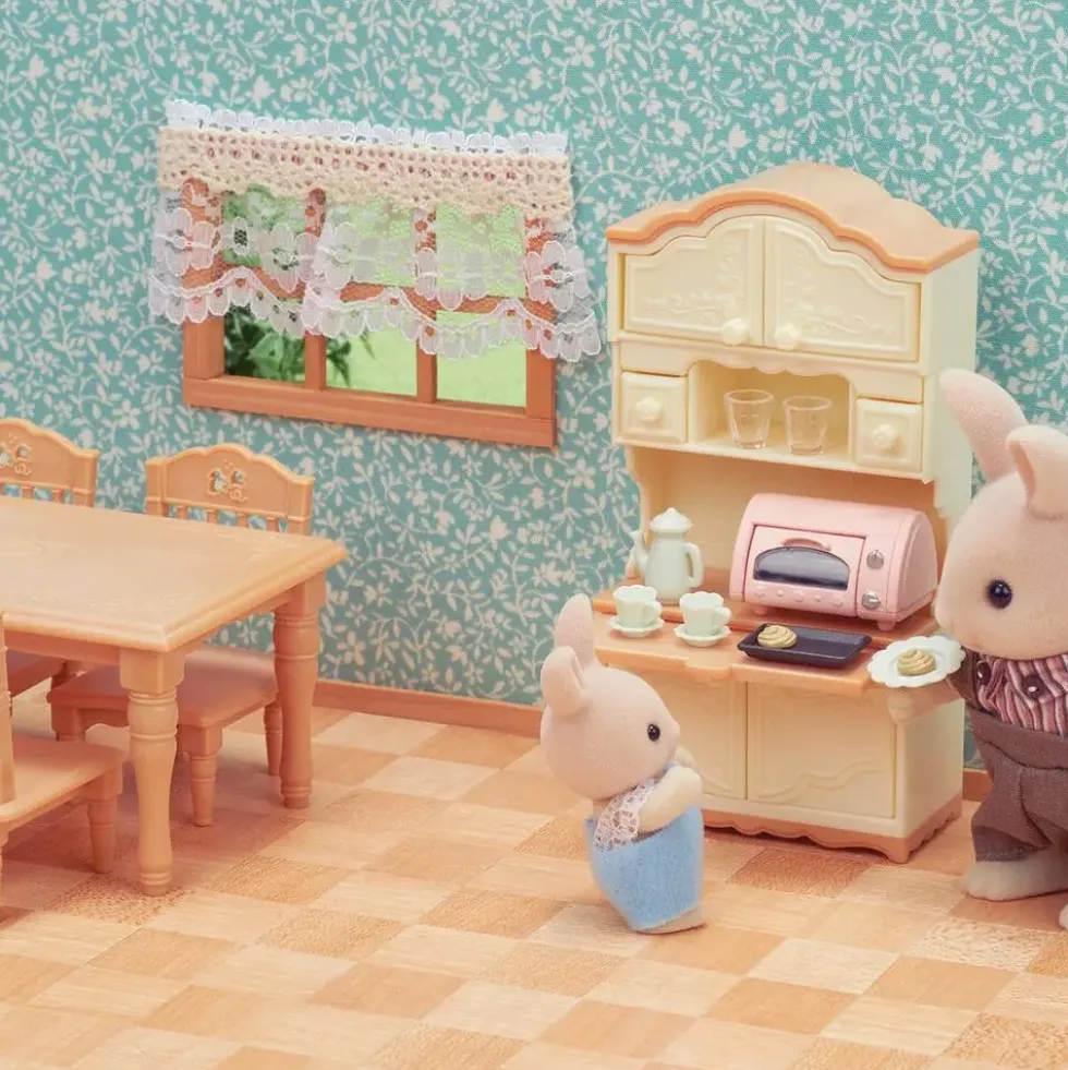 LA SALLE A MANGER - SYLVANIAN MEUBLES ET ACCESSOIRES