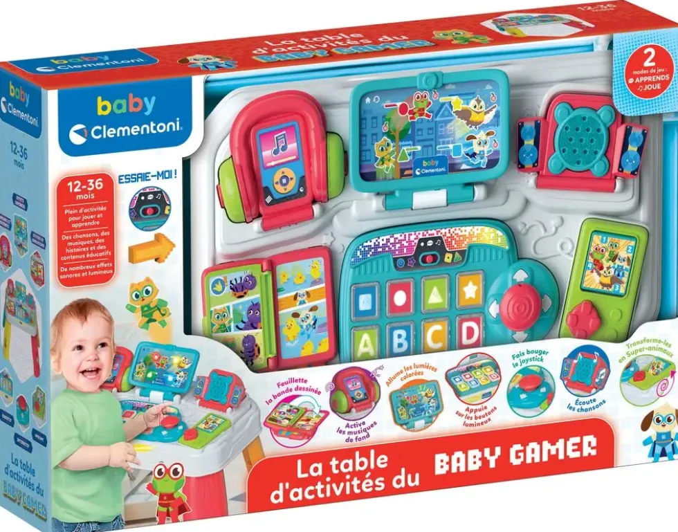 LA TABLE D'ACTIVITES DU BABY GAMER