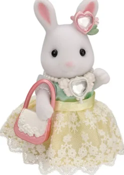 LA VALISETTE DE MODE ET GRANDE SŒUR LAPIN NEIGE - SYLVANIAN PERSONNAGES ET TENUES