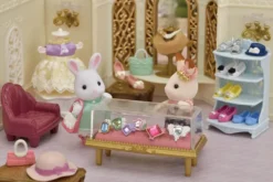 LA VALISETTE DE MODE ET GRANDE SŒUR LAPIN NEIGE - SYLVANIAN PERSONNAGES ET TENUES