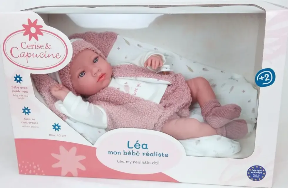 LEA BEBE REALISTE 40 CM