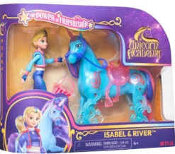 L'ECOLE DES LICORNES - COFFRET LICORNE ET POUPEE RIVER ET ISABEL