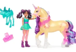 L'ECOLE DES LICORNES - COFFRET LICORNE ET POUPEE LEAF ET AVA