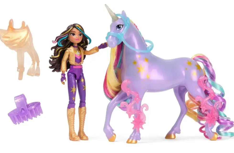 L'ECOLE DES LICORNES - COFFRET LICORNE ET POUPEE WILDSTAR ET SOPHIA